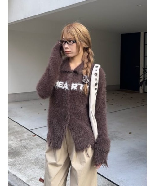 LAGUA GEM（ラグアジェム） ニット セーター CRASH POINT SHAGGY