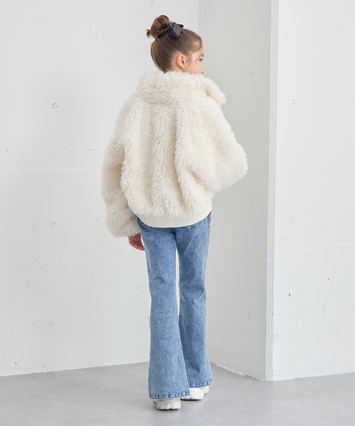 BISKEE アウター モコモコ プードルファージャケット（140cm〜160cm