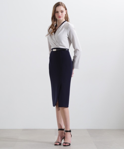 PINKY&DIANNE（ピンキー アンド ダイアン） ワンピース バイカラー