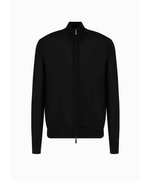 EMPORIO ARMANI カーディガン 「エンポリオ アルマーニ」ジップアップ