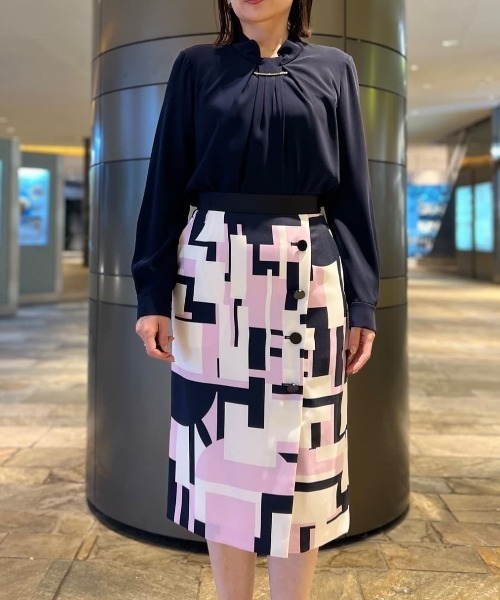 PINKY&DIANNE（ピンキー アンド ダイアン） ブラウス シャツ メタル