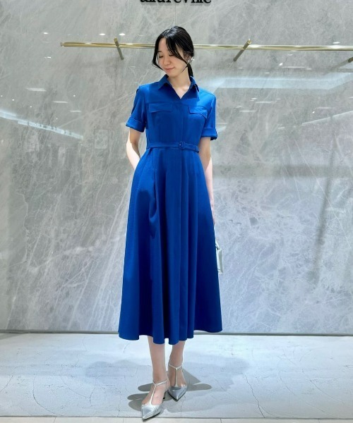 allureville（アルアバイル） シャツワンピース サッカースキッパー