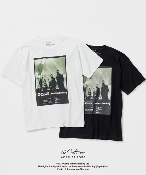 ADAM ET ROPE'（アダムエロペ） tシャツ 「oasis 10Culture / ADAM ET