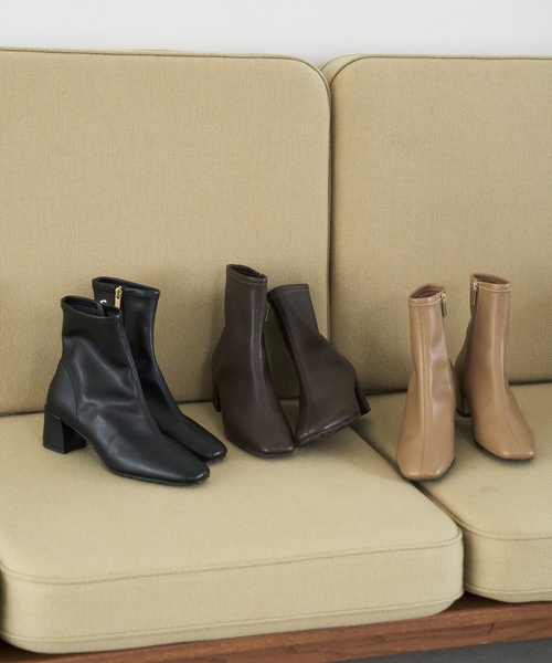 LE TALON（ル タロン） ブーツ 「追加」5cmスクエアフィットショート