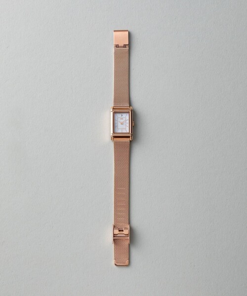 ete（エテ） 腕時計 ソーラーウォッチ スクエア メッシュベルト
