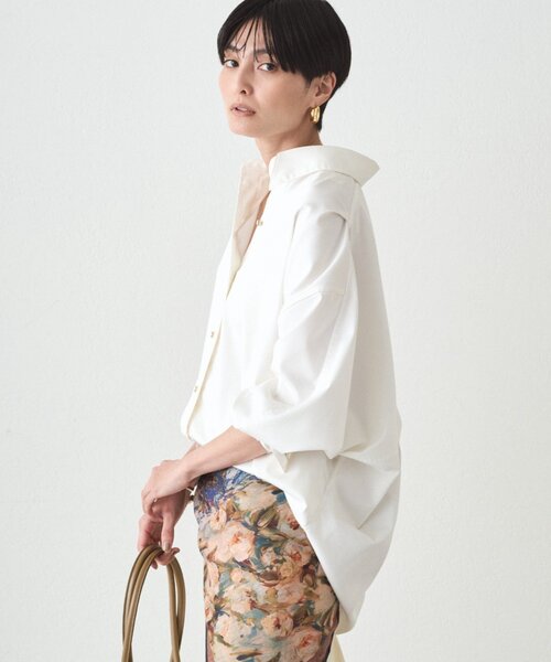 Loungedress（ラウンジドレス） ブラウス シャツ サテンBIGシャツ