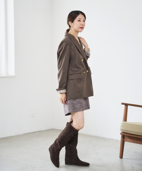 LE TALON（ル タロン） ブーツ 「追加3」2cmワイドシャフトロング