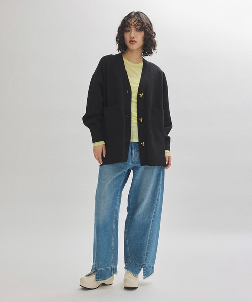 ADAM ET ROPE'（アダムエロペ） カーディガン 「サステナブル」ハート