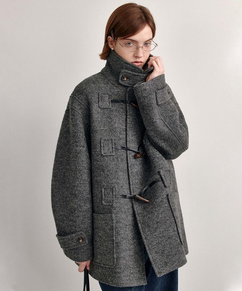 ダッフルコート コート ウールミドル丈ダッフルコート FD24W448「Fano