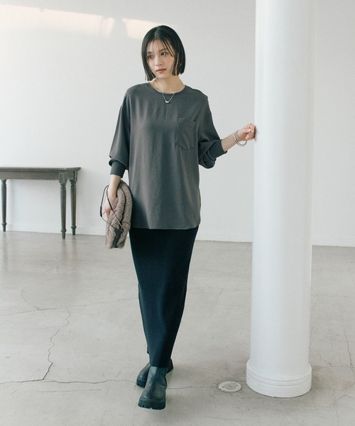 RIVE DROITE（リヴドロワ） ブラウス シャツ ジョーゼットポケット