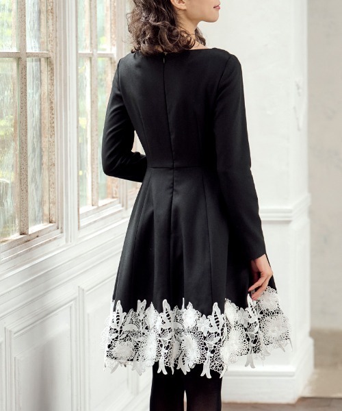 ワンピース ラグジュアリーレースヘムワンピース : ZOZOTOWN Yahoo!店