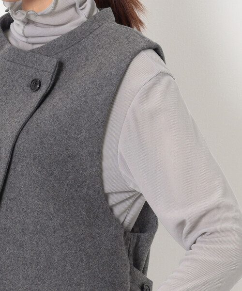 Gabardine K.T（ギャバジンK.T） ベスト ジレ やわらかメルトン