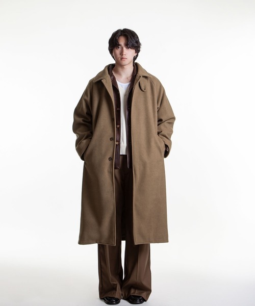 ZIP FIVE -White Line- ステンカラーコート コート 「White Line