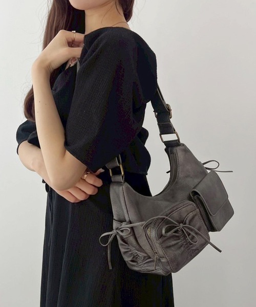 one after another NICE CLAUP ショルダーバッグ バッグ ドロスト