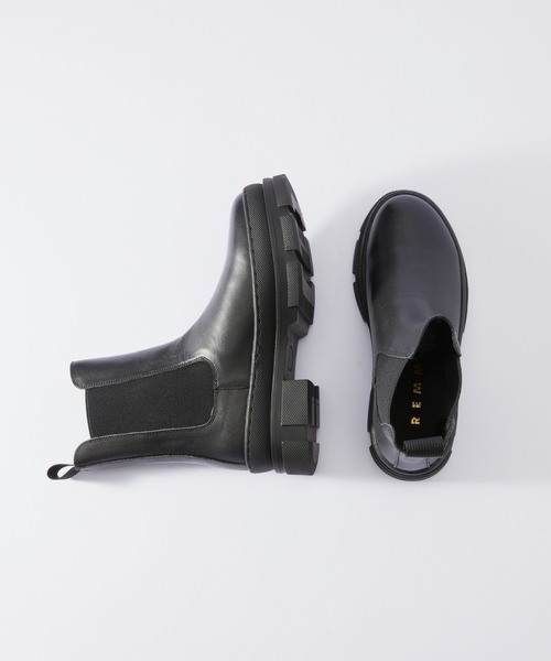 REMME（レメ） ブーツ REMME SIDE GOA LEATHER BOOTS サイドゴア
