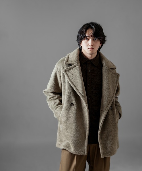 ZIP FIVE -White Line- pコート ピーコート 「White Line」 シャギー