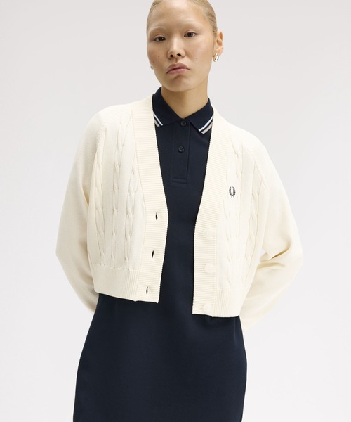 FRED PERRY（フレッドペリー） カーディガン Cable Knit Cardigan