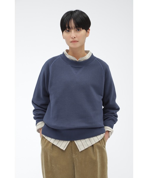 MHL.（エムエイチエル） トレーナー スウェット LIGHT LOOPBACK COTTON