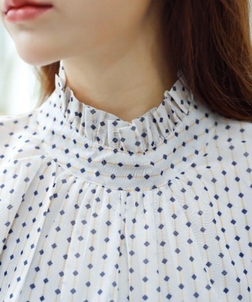 SETUP7（セットアップセブン） ブラウス シャツ 「SETUP7」フリル