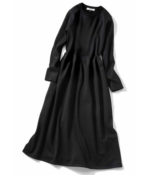 極美品/L相当】マーレット アディソン ニットワンピース ティアード