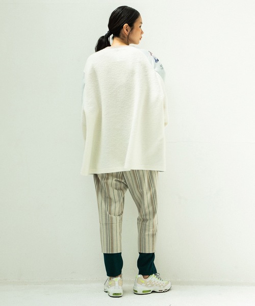 STOF（ストフ） セーター ニット FLAGMENTS MIX PULLOVER メンズ