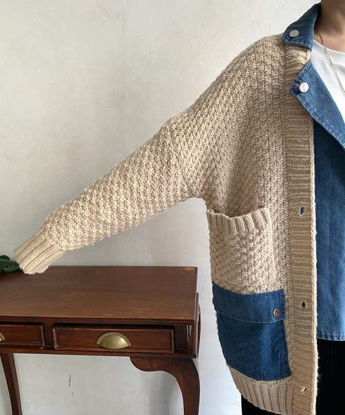 DouDou（ドゥドゥ） ダウンコート ダウンジャケット 「WEB限定」デニム