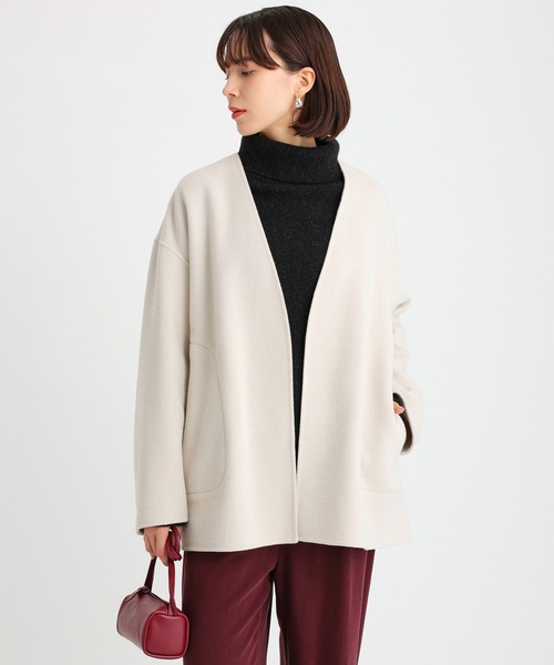 BABYLONE（バビロン） ジャケット ノーカラージャケット リバーノー