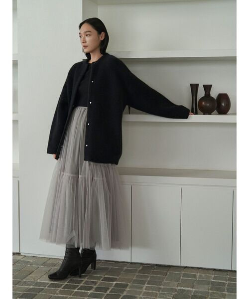 ELENDEEK（エレンディーク） カーディガン ベーシックCNラクーン