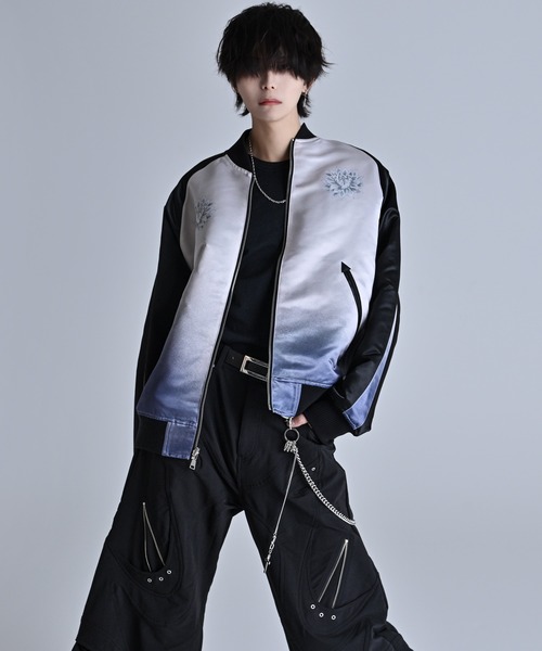 ADRER（アドラー） スカジャン premium reversible suka jumper -wolf