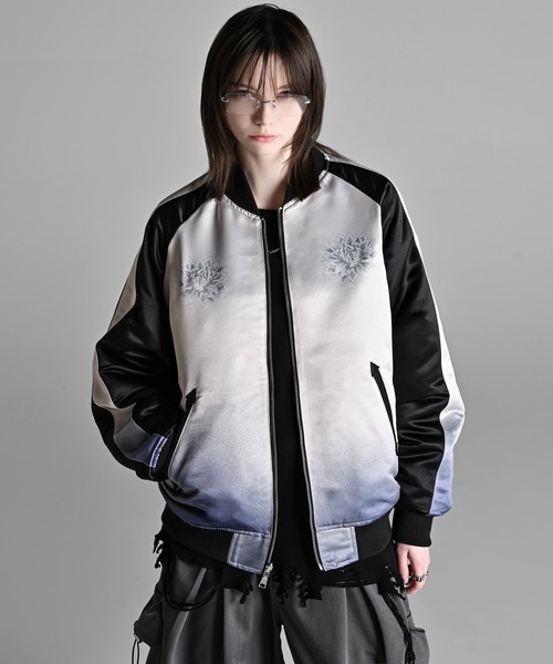 ADRER（アドラー） スカジャン premium reversible suka jumper -wolf