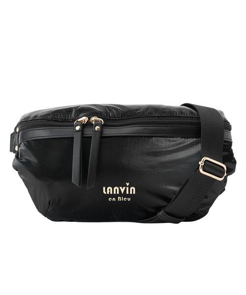 LANVIN en Bleu ウエストポーチ ウエストバッグ パデッドボディバッグ