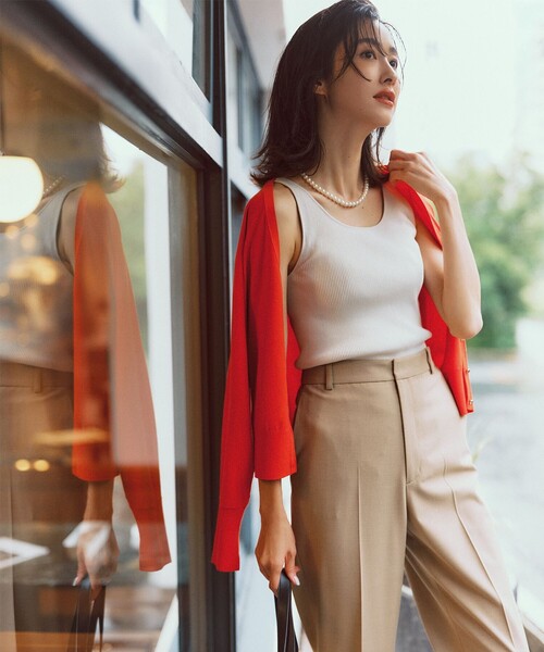 23区（ニジュウサンク） カーディガン 「洗える」ヴィスコース