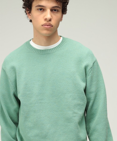 BEAMS+（ビームスプラス） セーター ニット Crew LilyYarn 7G メンズ