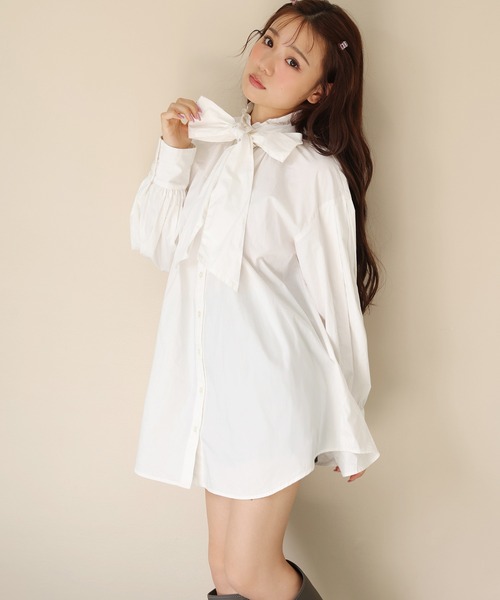 one after another NICE CLAUP シャツ ブラウス 【取り外し可能