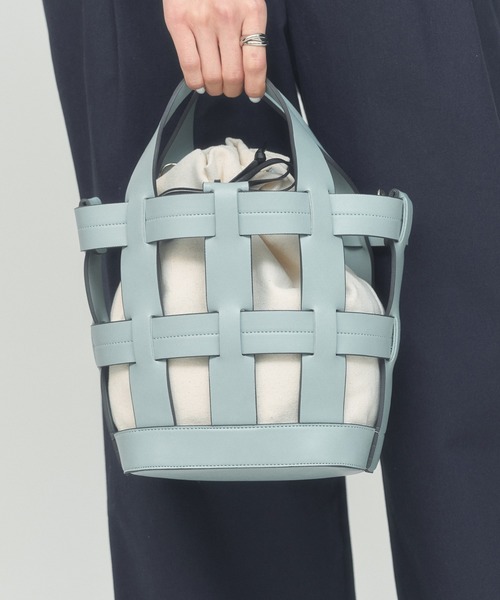 BLUE×PALANG（ブルーパラン） ショルダーバッグ バッグ WOVEN BASKET