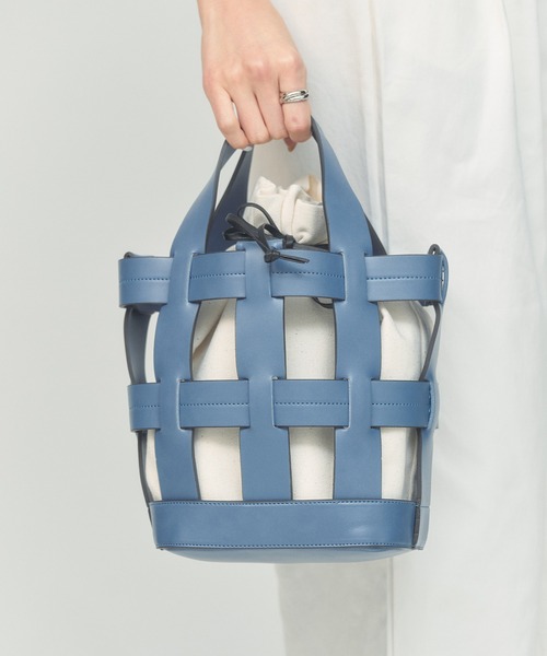 BLUE×PALANG（ブルーパラン） ショルダーバッグ バッグ WOVEN BASKET