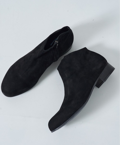 PADRONE（パドローネ） ブーツ 「PADRONE」別注 NUBUCK SIDE ZIP SHORT