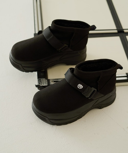 SHAKA（シャカ） ブーツ 厚底 ショート ムートン ブーツ SHORT MOUTON