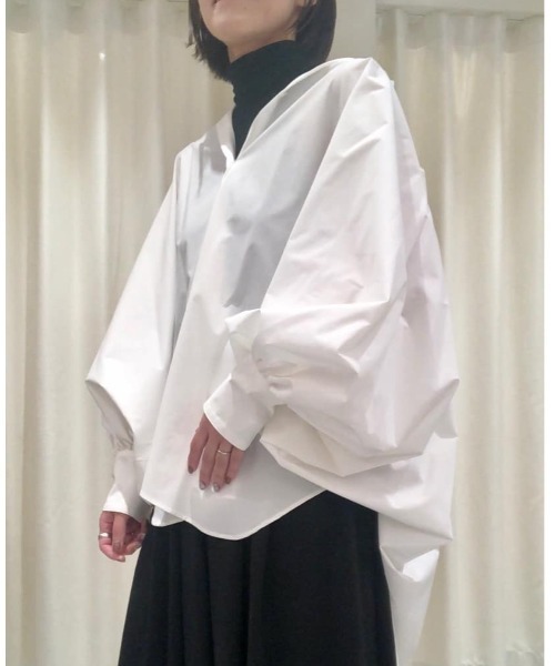 LE PHIL（ル フィル） シャツ ブラウス SOLOTEXブロードブラウス