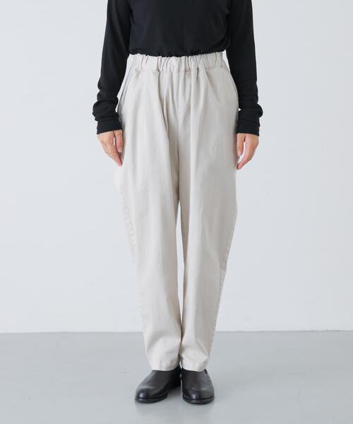 かぐれ パンツ コットンストレッチイージーパンツ レディース