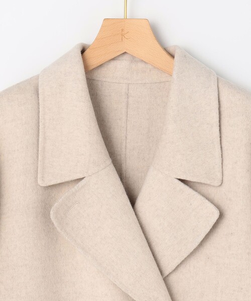 組曲（KUMIKYOKU） コート アウター ダブルブレストリバー コート