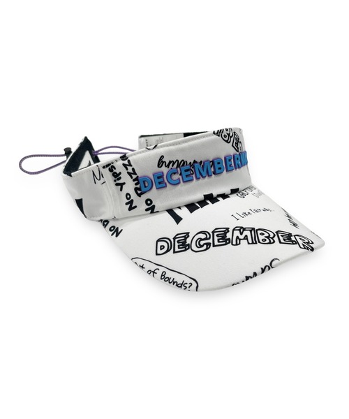 DECEMBERMAY（ディセンバーメイ） キャップ 帽子 Hand paint logo