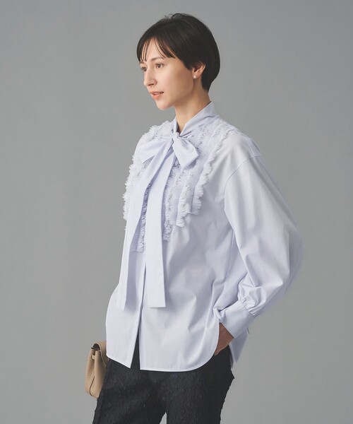 UNITED ARROWS（ユナイテッドアローズ） ブラウス シャツ タックフリル