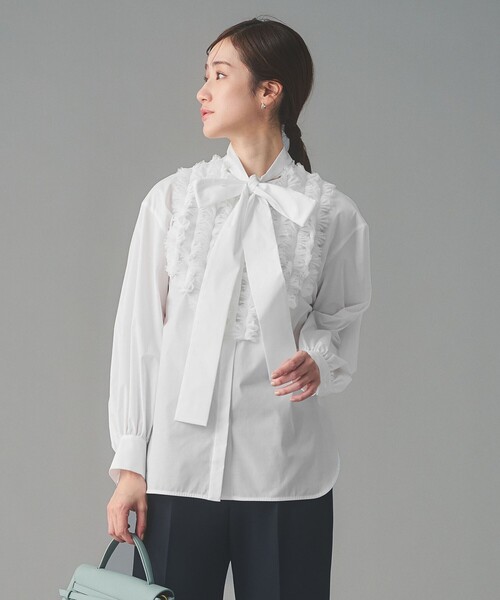 UNITED ARROWS（ユナイテッドアローズ） ブラウス シャツ タックフリル