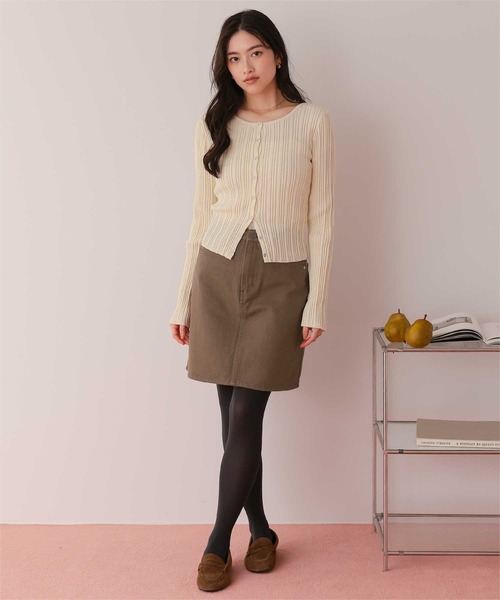 titivate（ティティベイト） デニムスカート デニムミニスカート