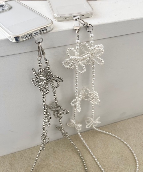 Me%（ミィパーセント） 「ストラップシート付き」オハナビーズモバイル