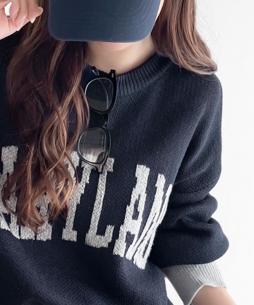 Java ニット セーター ジャバコラボ」大人カジュアルの定番。2wayMIX