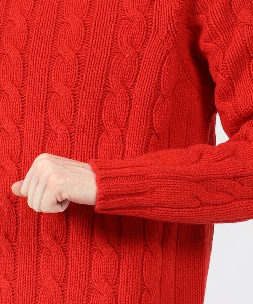 INVERALLAN（インバーアラン） セーター ニット ウールケーブル クルー