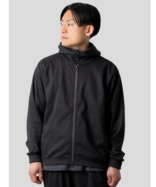 narifuri（ナリフリ） パーカー フランネルニットZIPパーカー メンズ