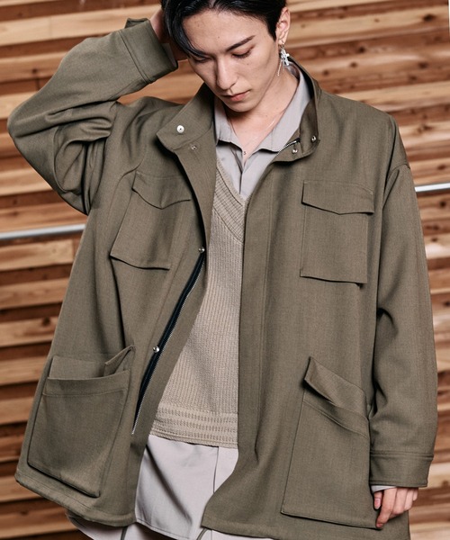 NO ID.（ノーアイディー） ミリタリージャケット モッズコート 「NO ID